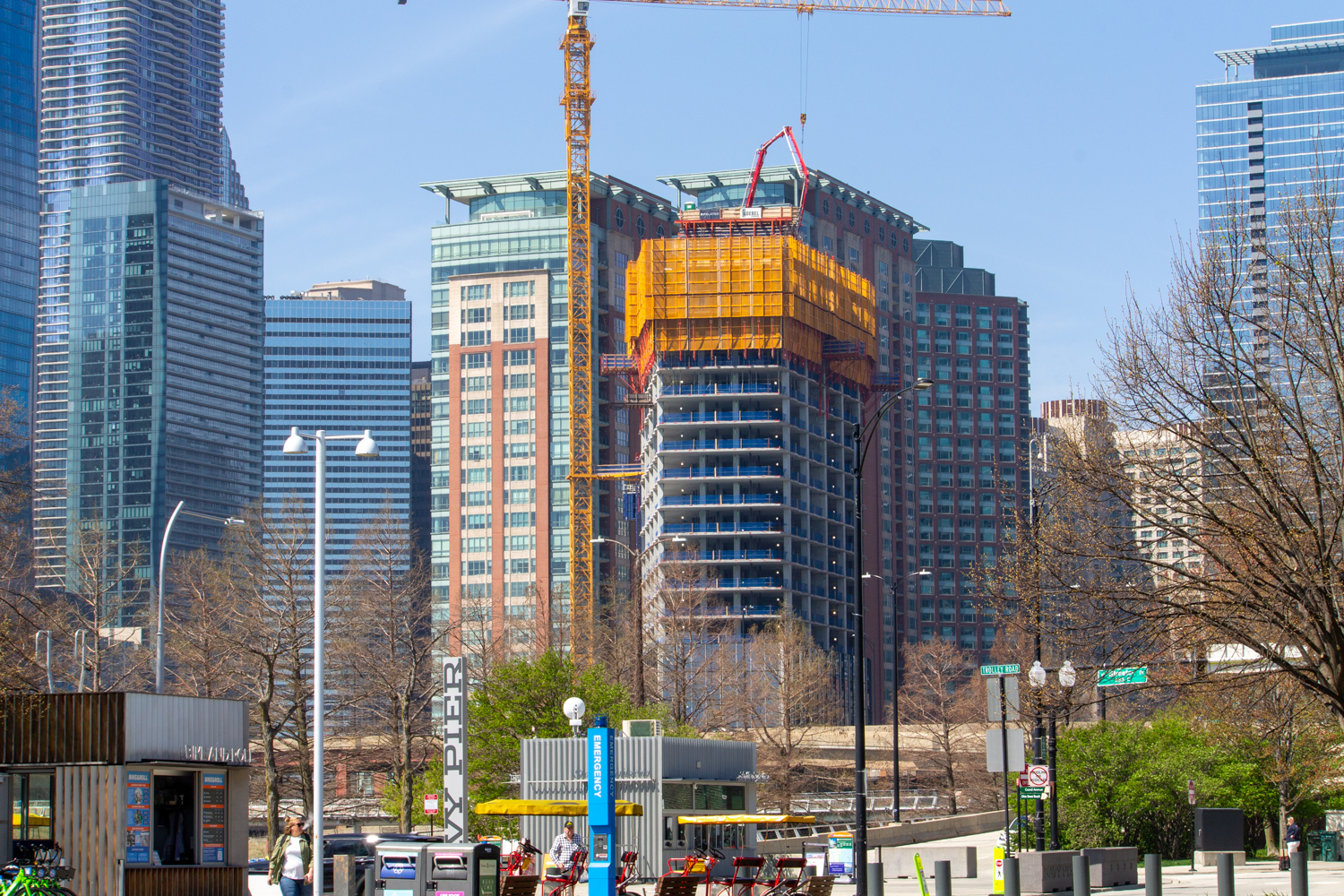 400 Lake Shore late April 2025 progress
