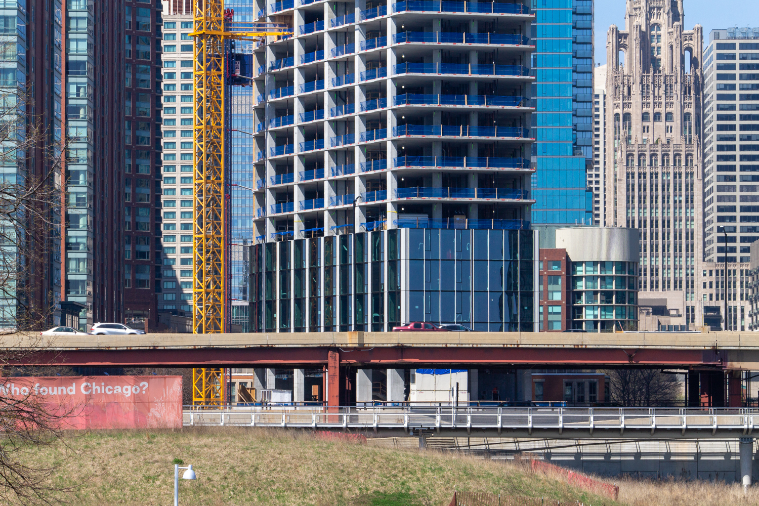 400 Lake Shore late April 2025 progress