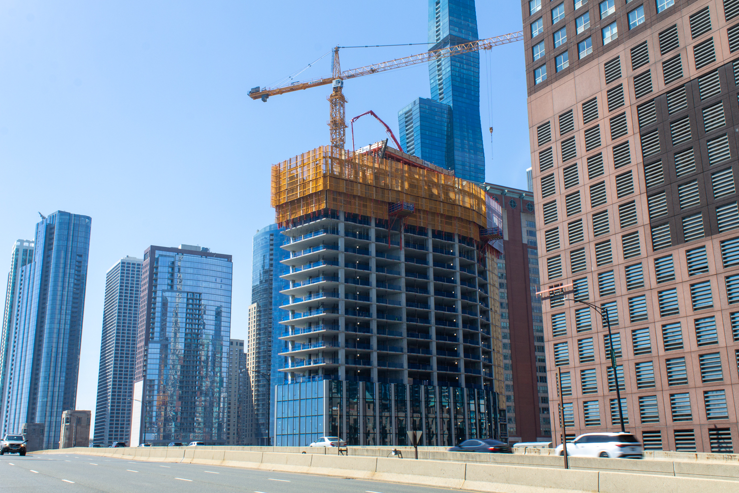400 Lake Shore late April 2025 progress