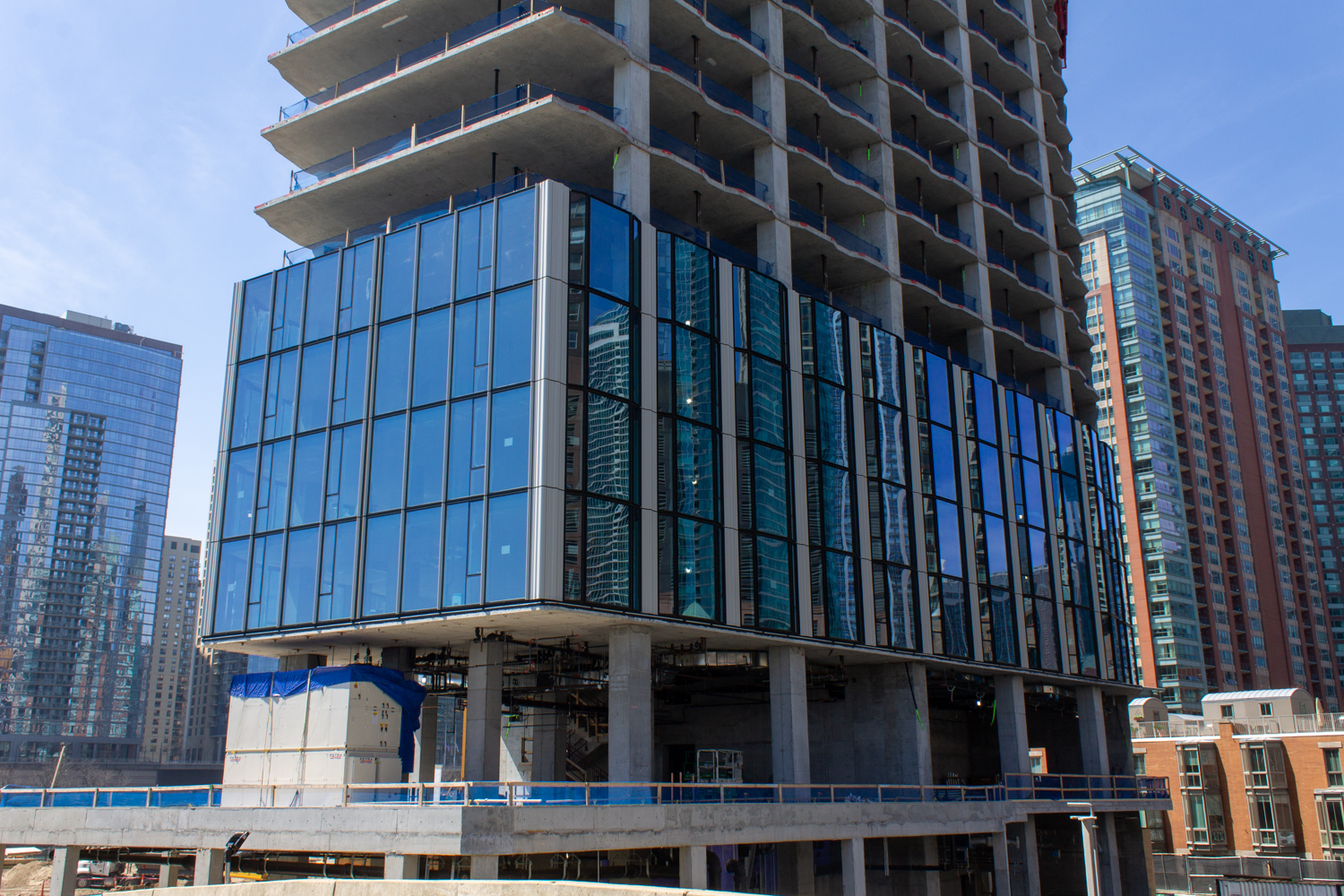400 Lake Shore late April 2025 progress