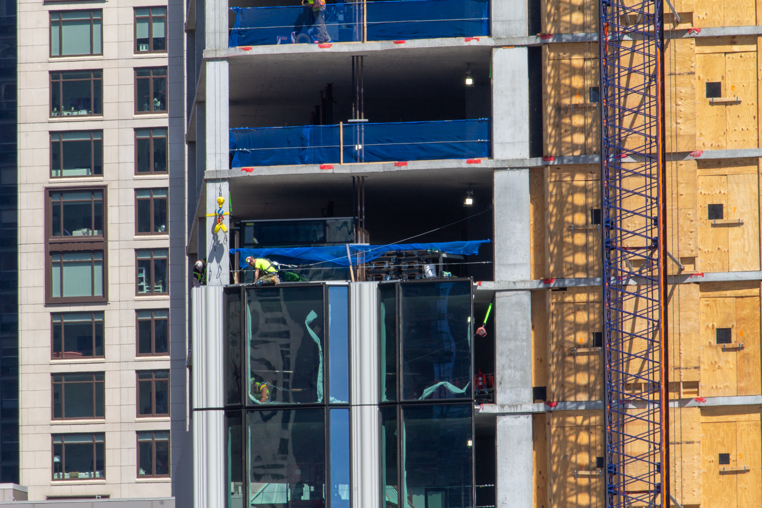400 Lake Shore late April 2025 progress
