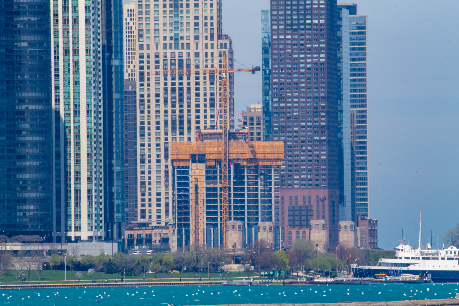 400 Lake Shore late April 2025 progress