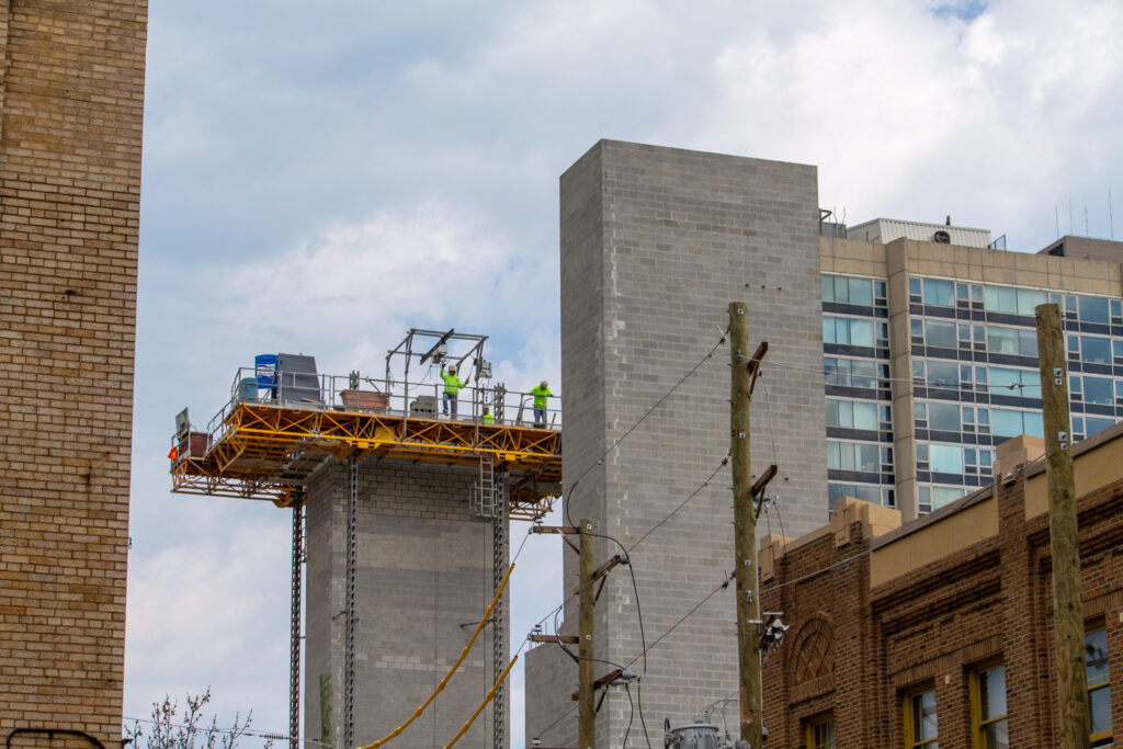 Cores Rising Trio Of Concrete Cores Rising At 537 West Drummond In Lincoln Park ...