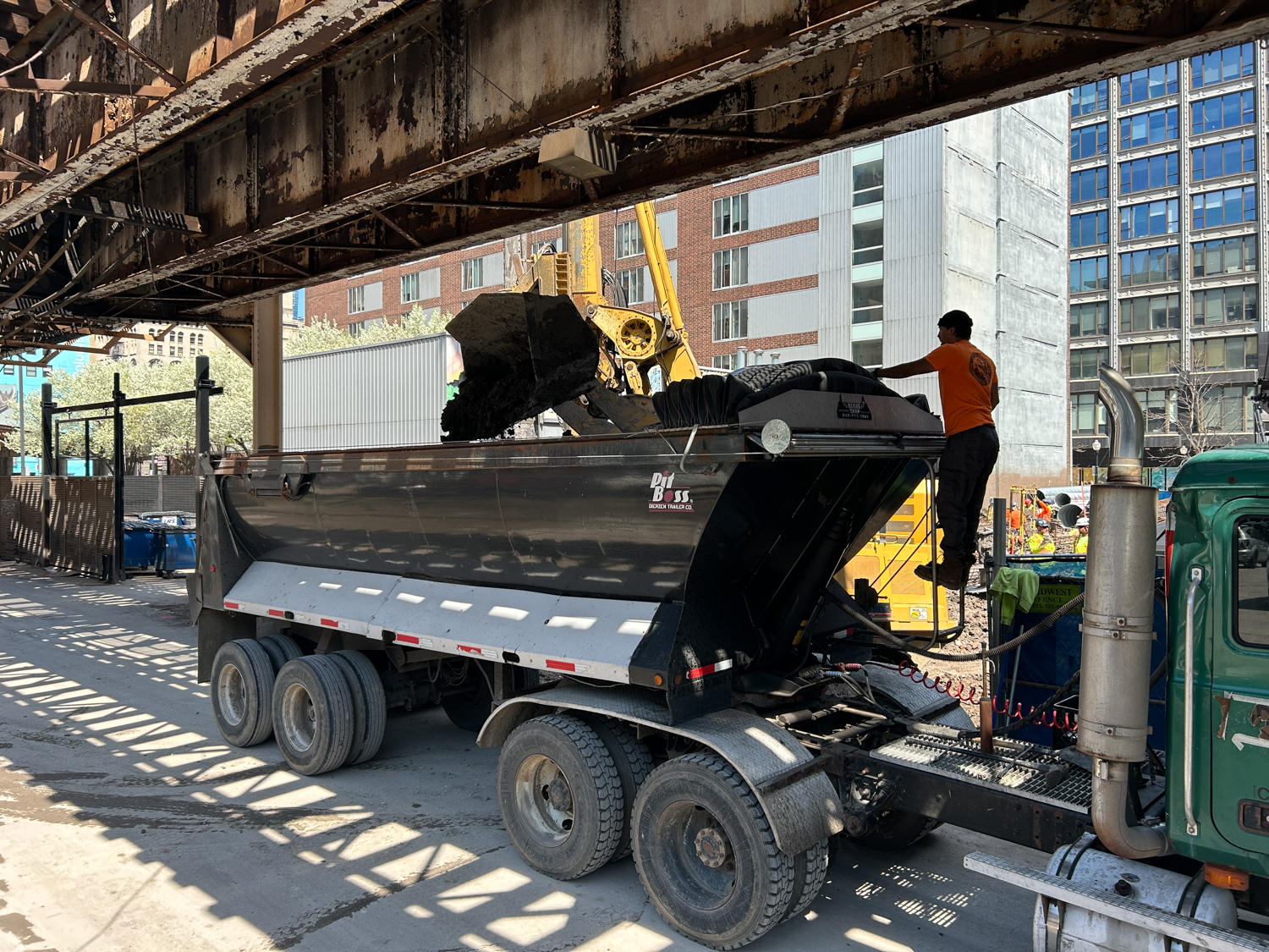 626 South Wabash caisson work