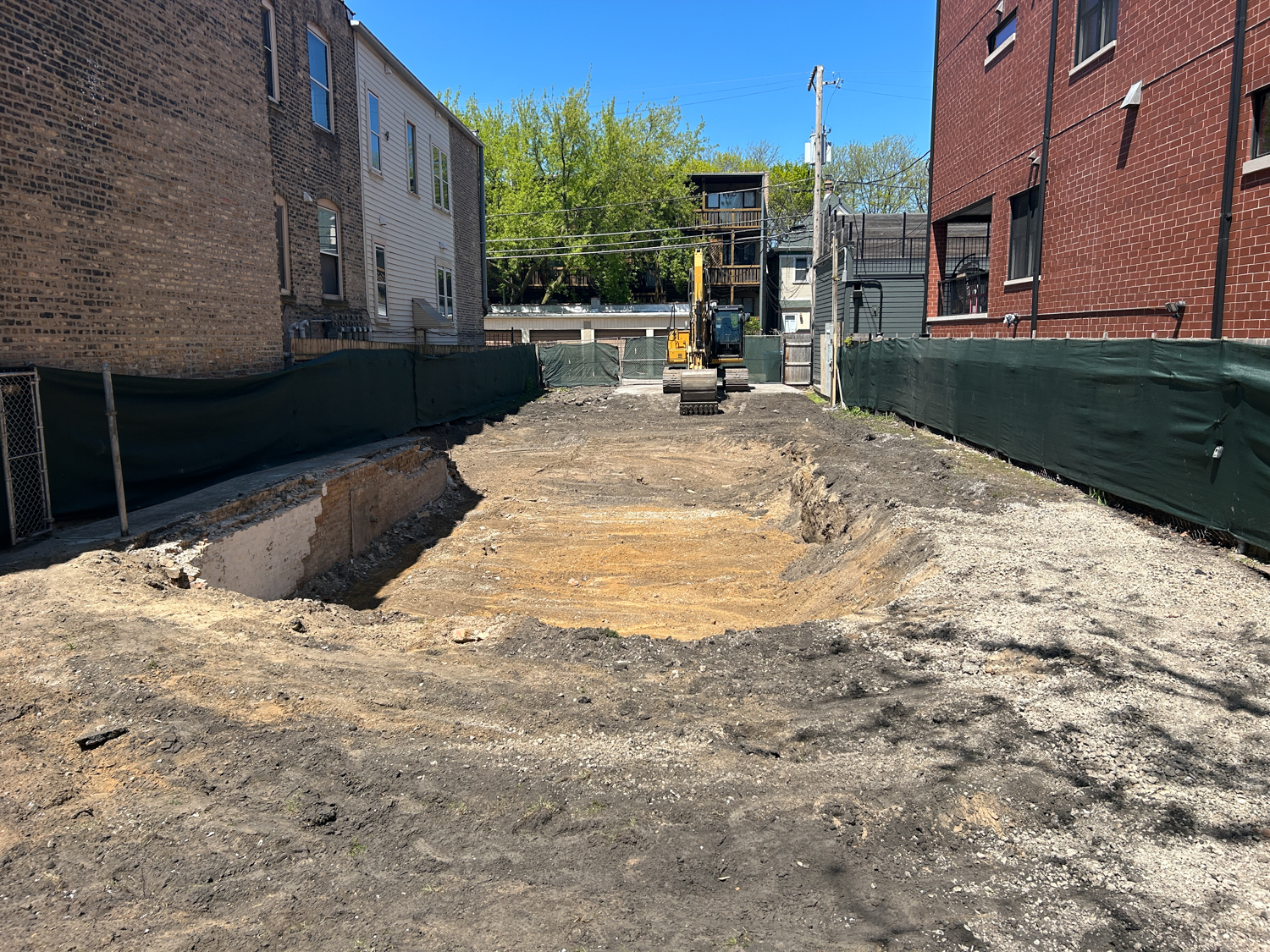 1306 West Winona Street construction progress