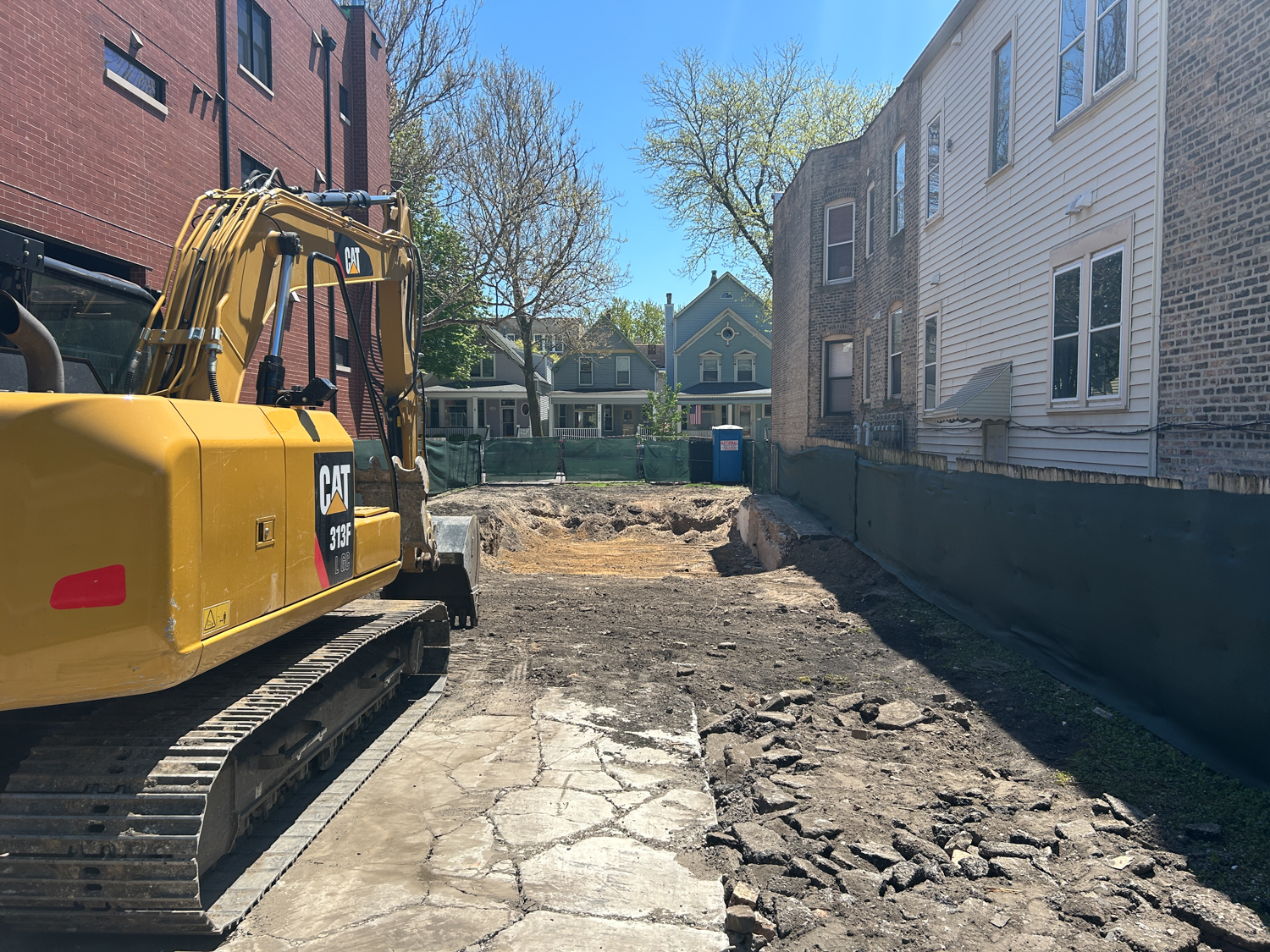 1306 West Winona Street construction progress