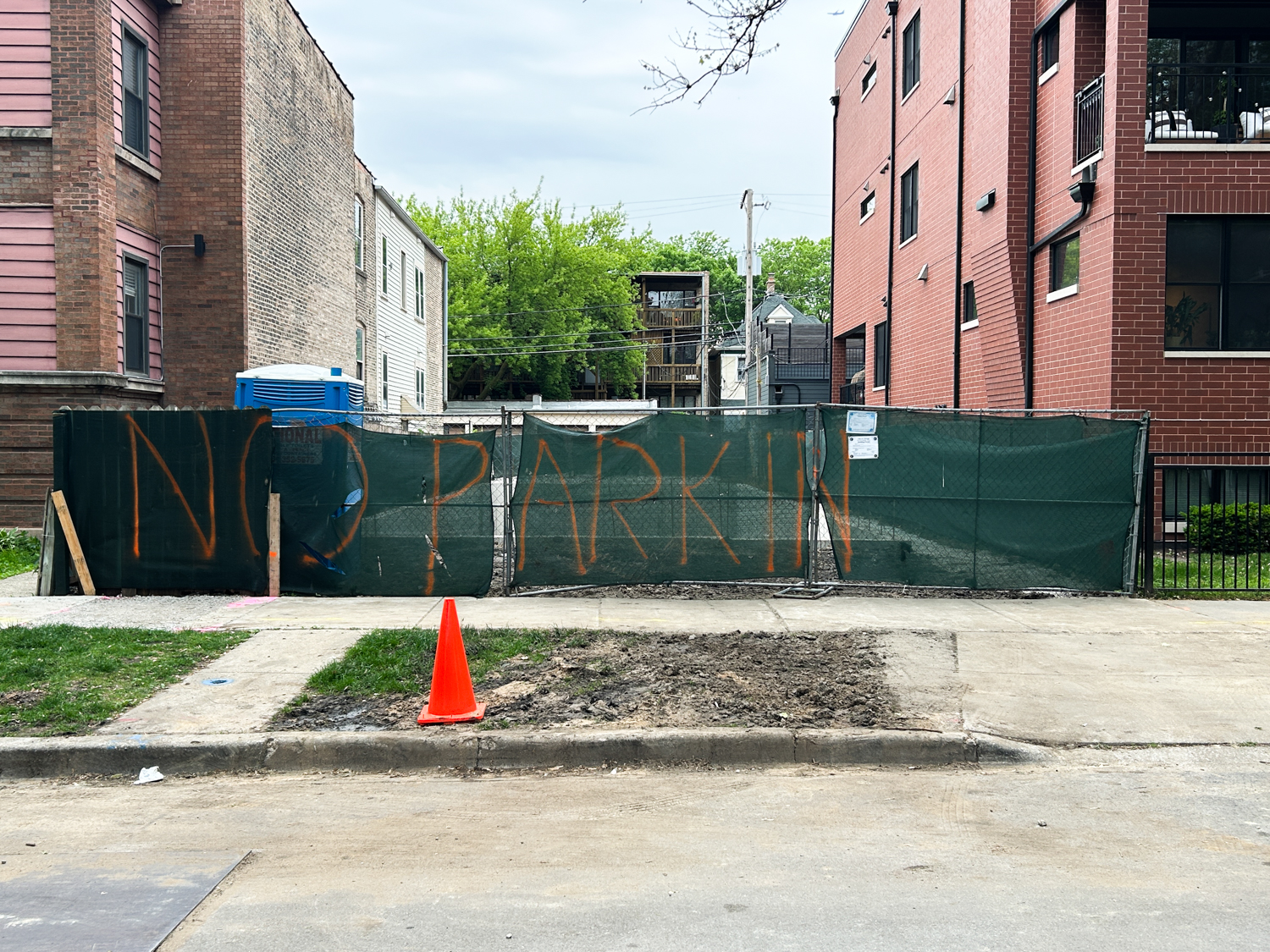 1306 West Winona Street construction progress