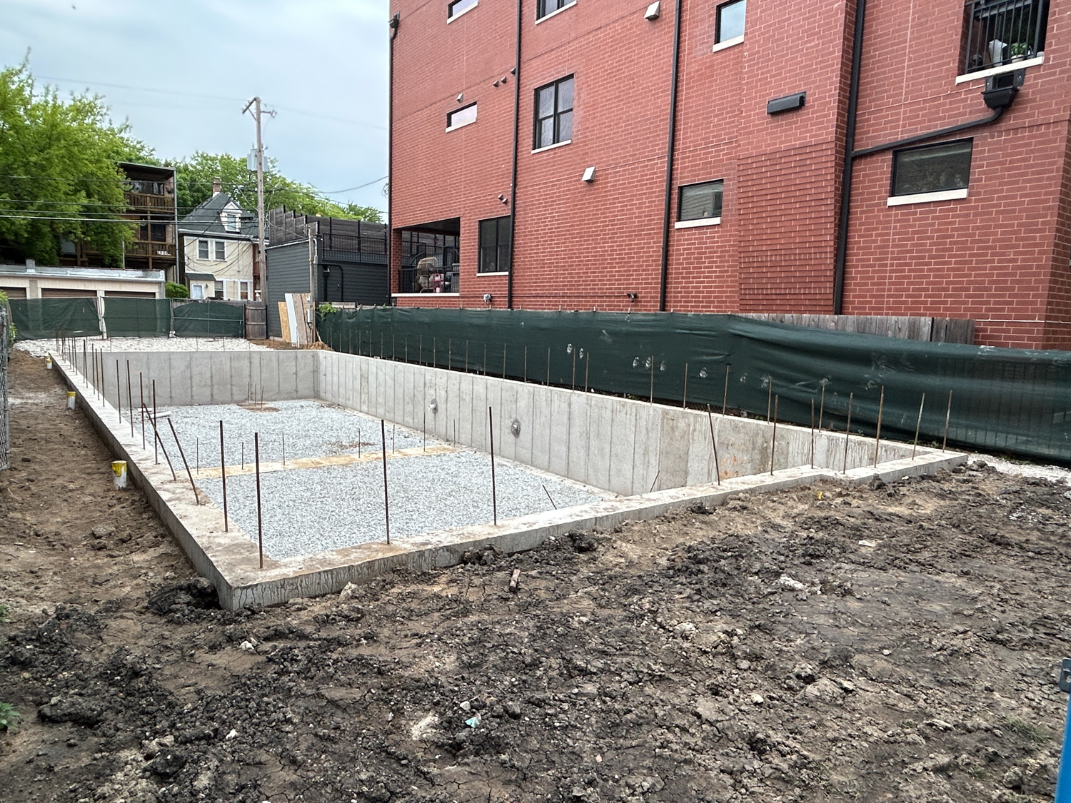 1306 West Winona Street construction progress