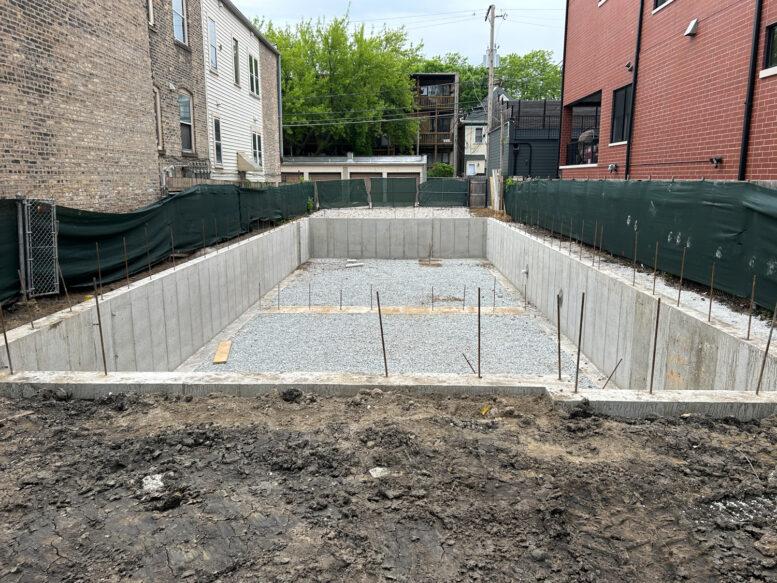 1306 West Winona Street construction progress