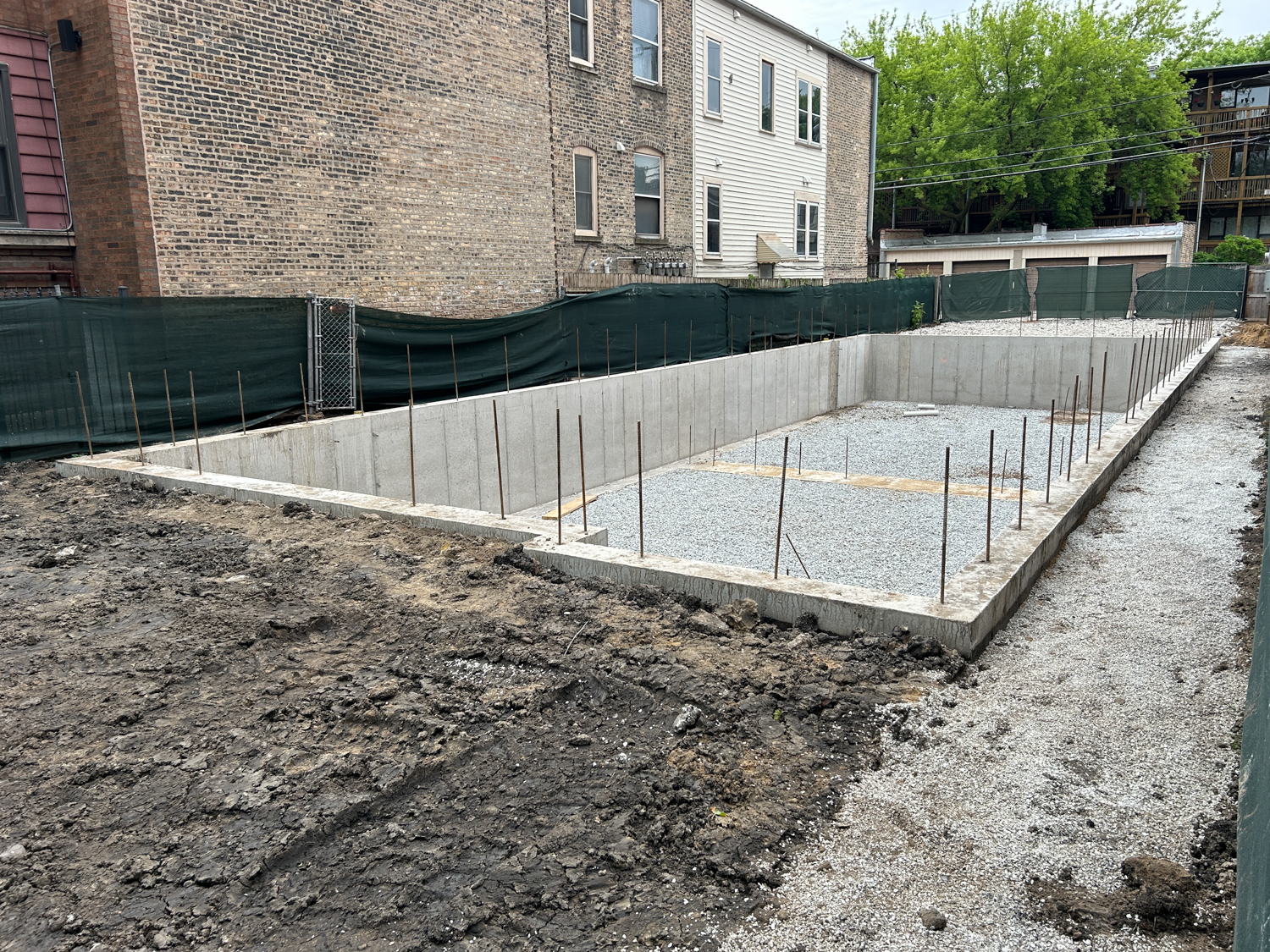 1306 West Winona Street construction progress