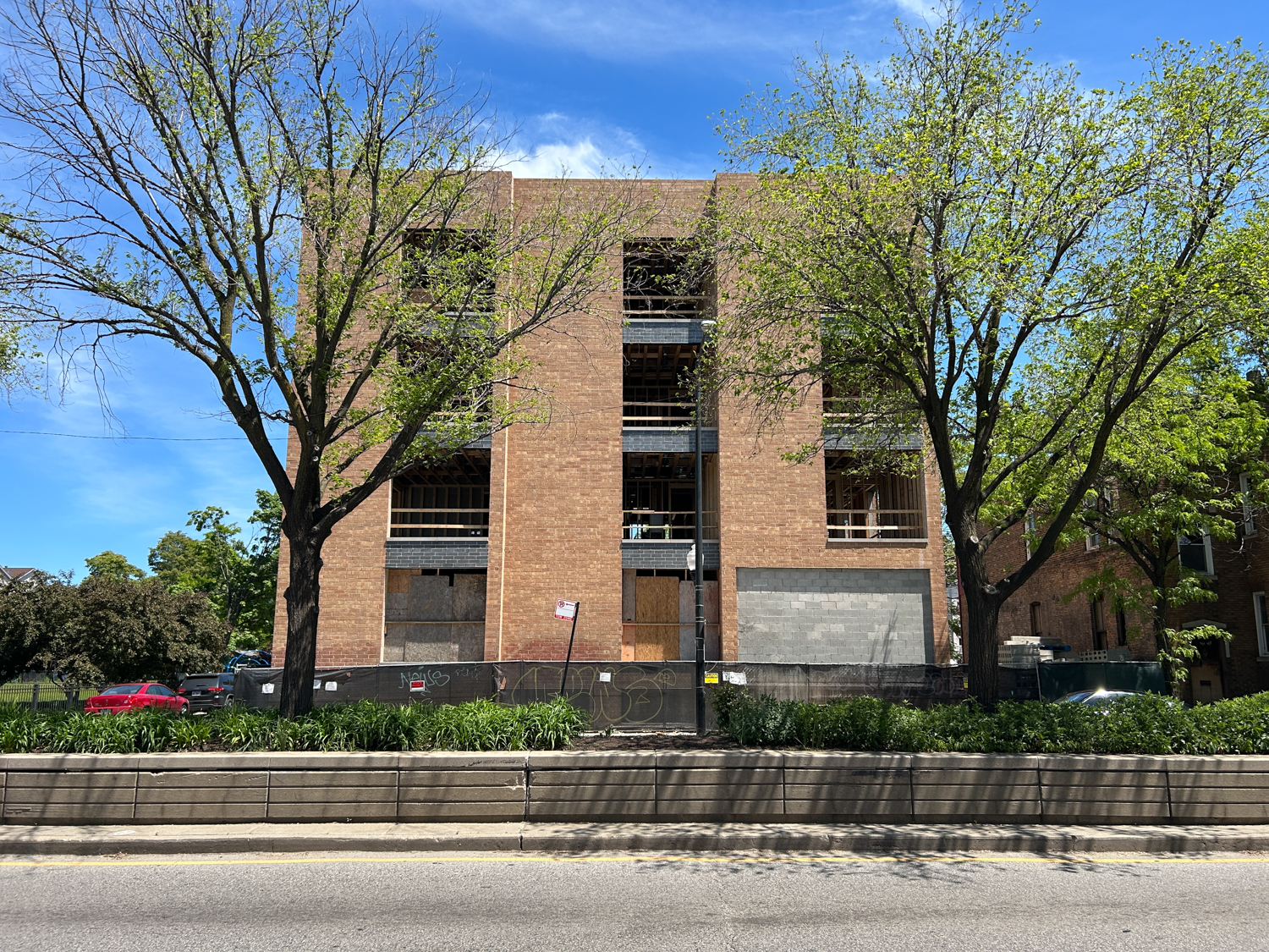 2351-2355 West Flournoy Street construction progress