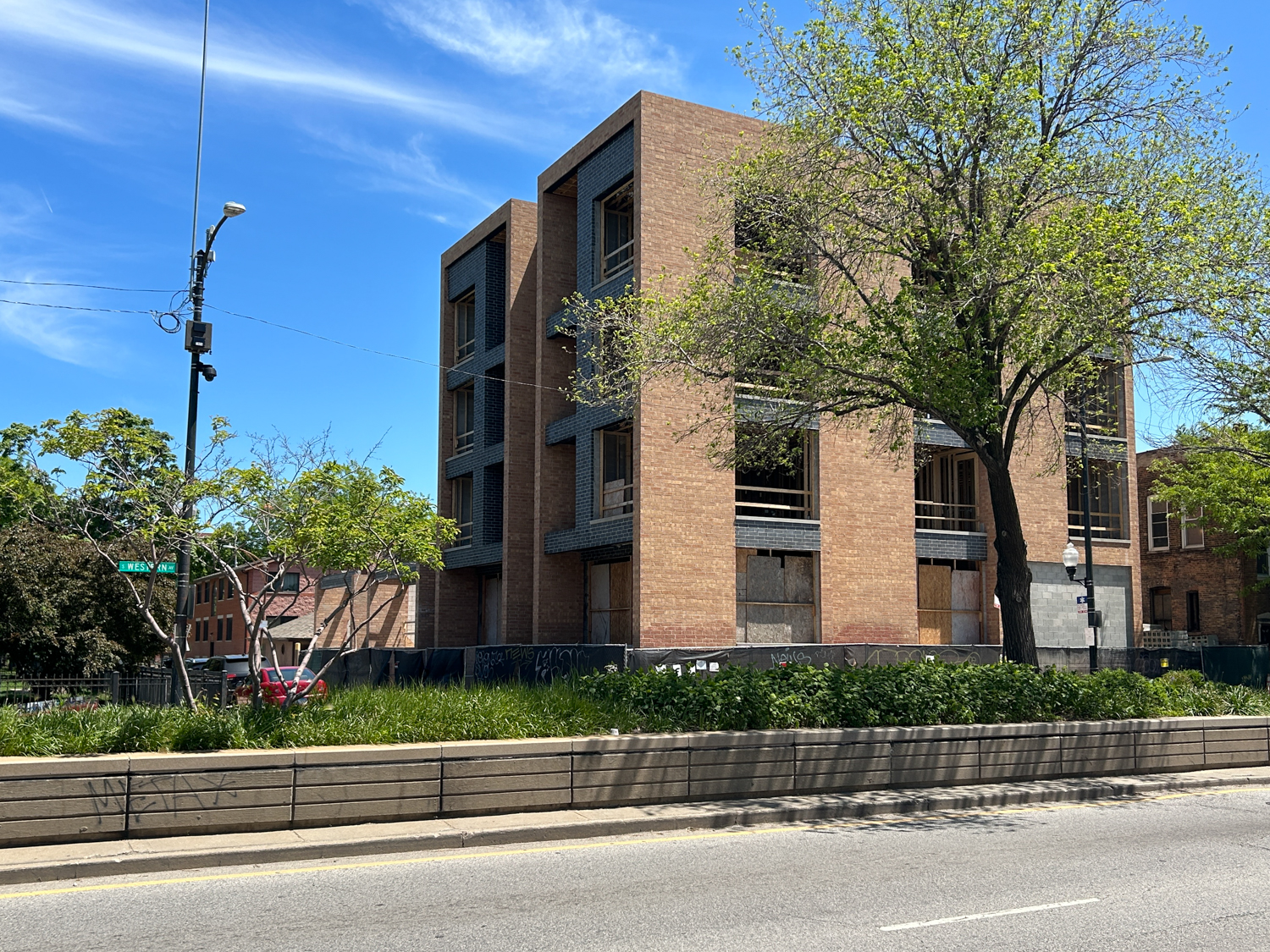 2351-2355 West Flournoy Street construction progress