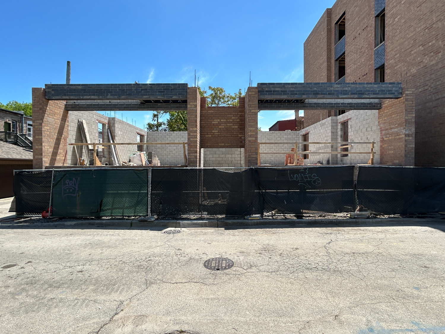 2351-2355 West Flournoy Street construction progress