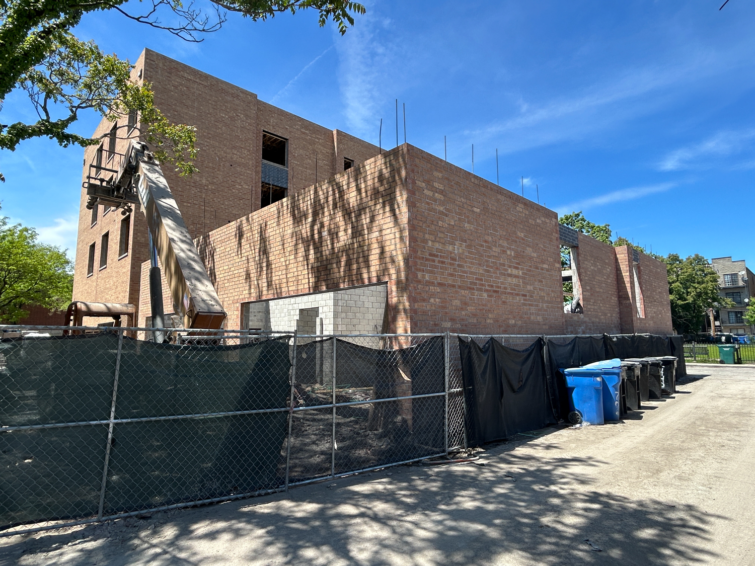 2351-2355 West Flournoy Street construction progress