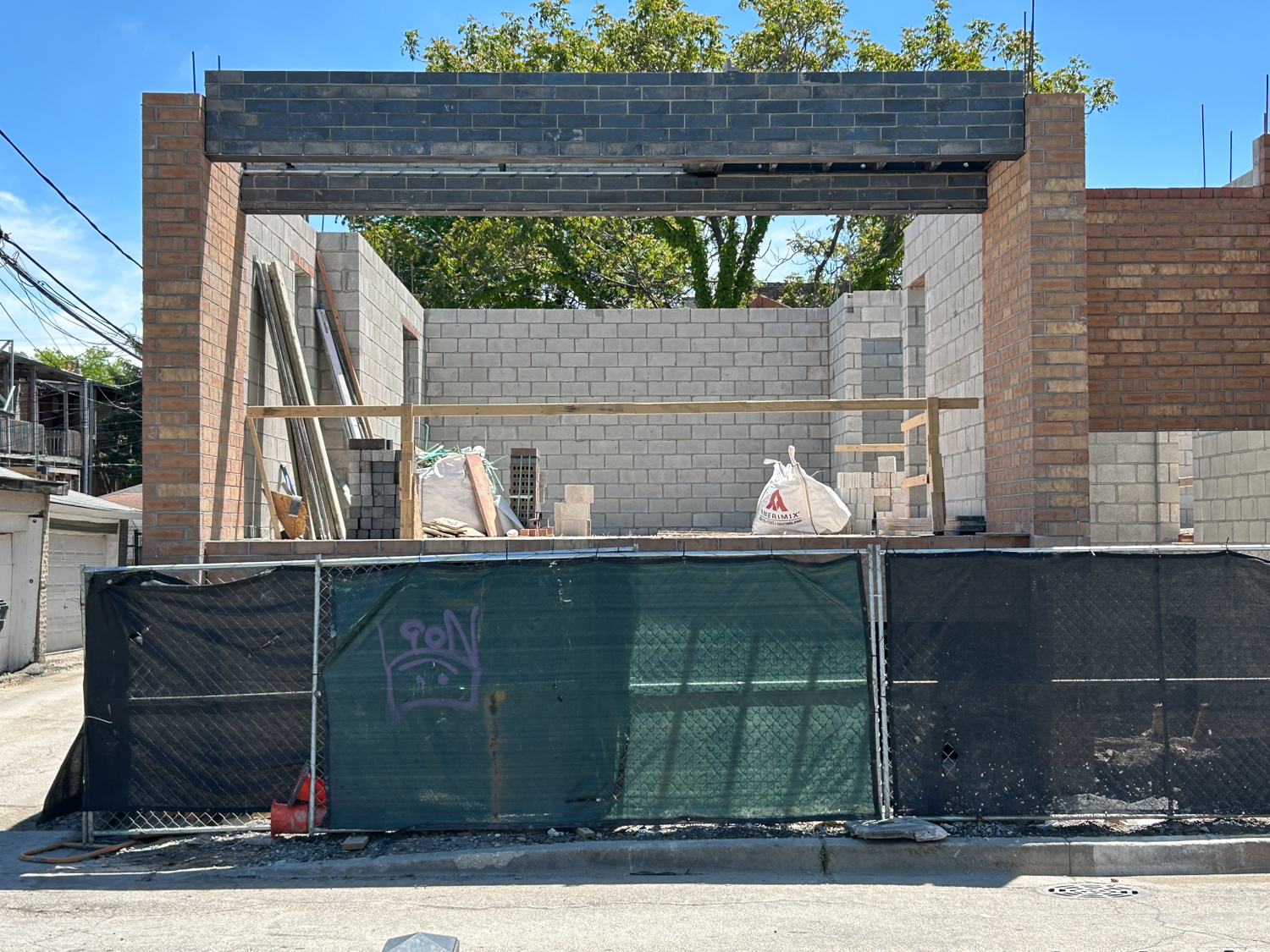 2351-2355 West Flournoy Street construction progress
