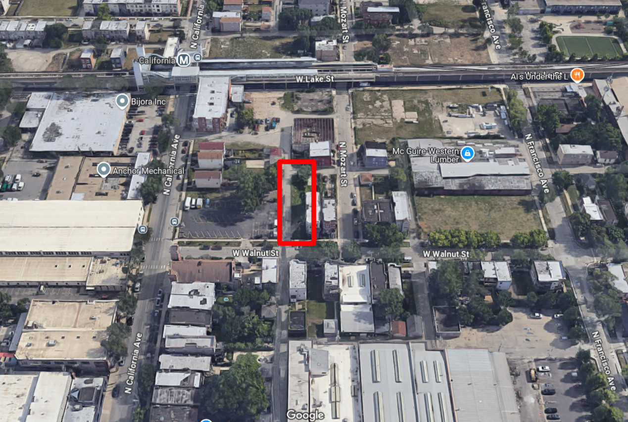 2819 West Walnut Street three-flat permitted