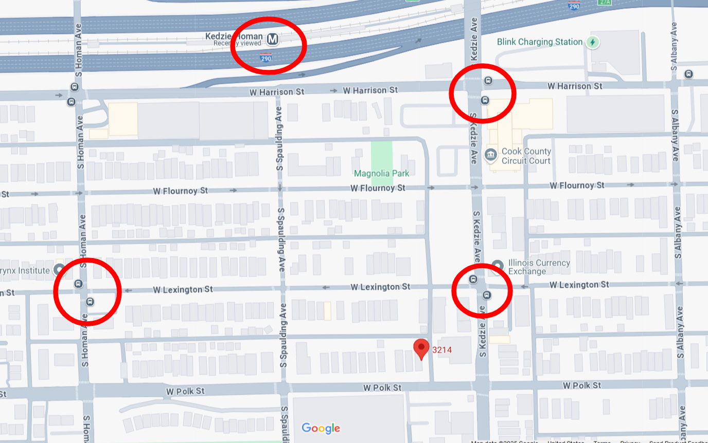 Three-flat permitted for 3214 West Polk Street