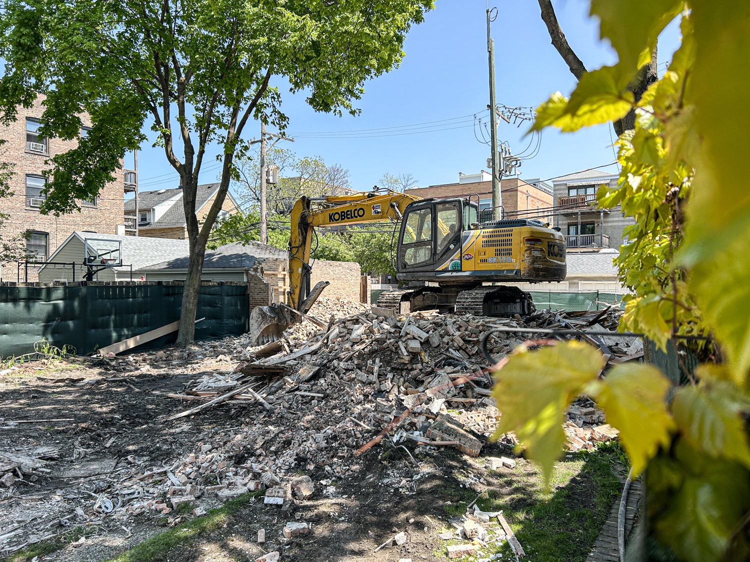 2925 North Janssen coach house demolition