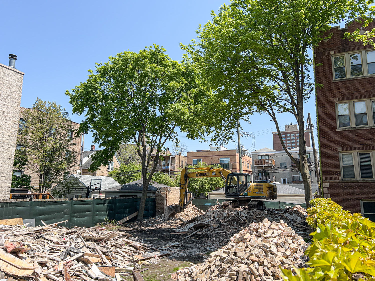 2925 North Janssen coach house demolition