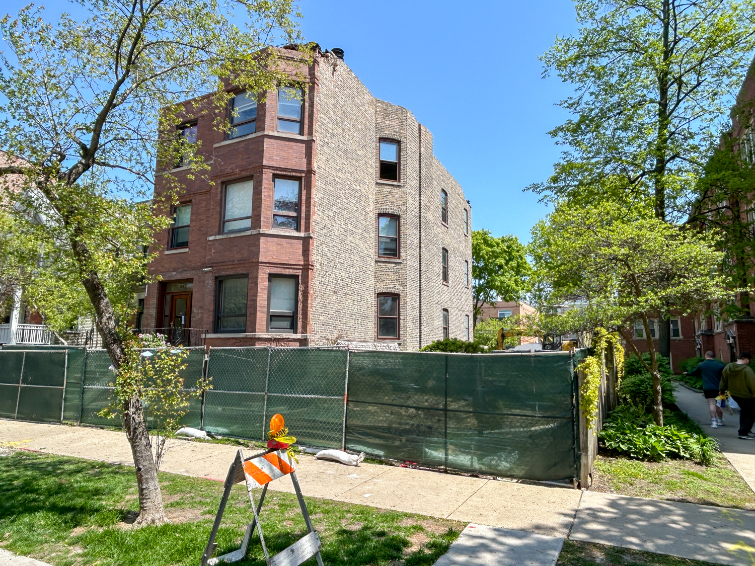 2925 North Janssen coach house demolition