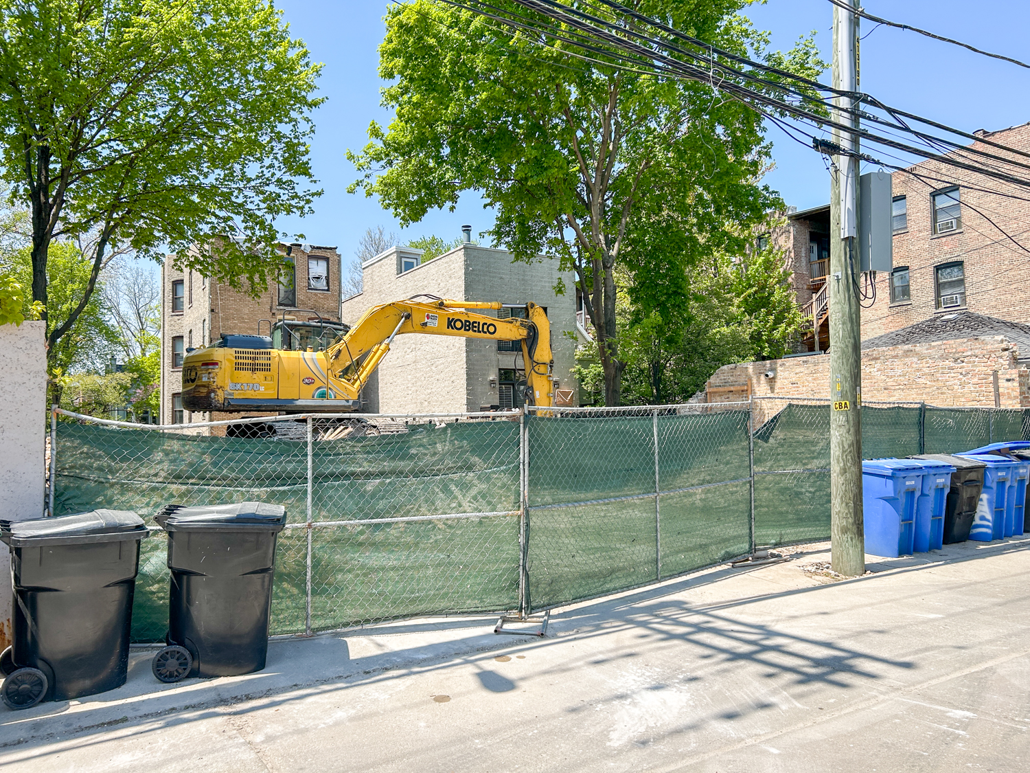 2925 North Janssen coach house demolition