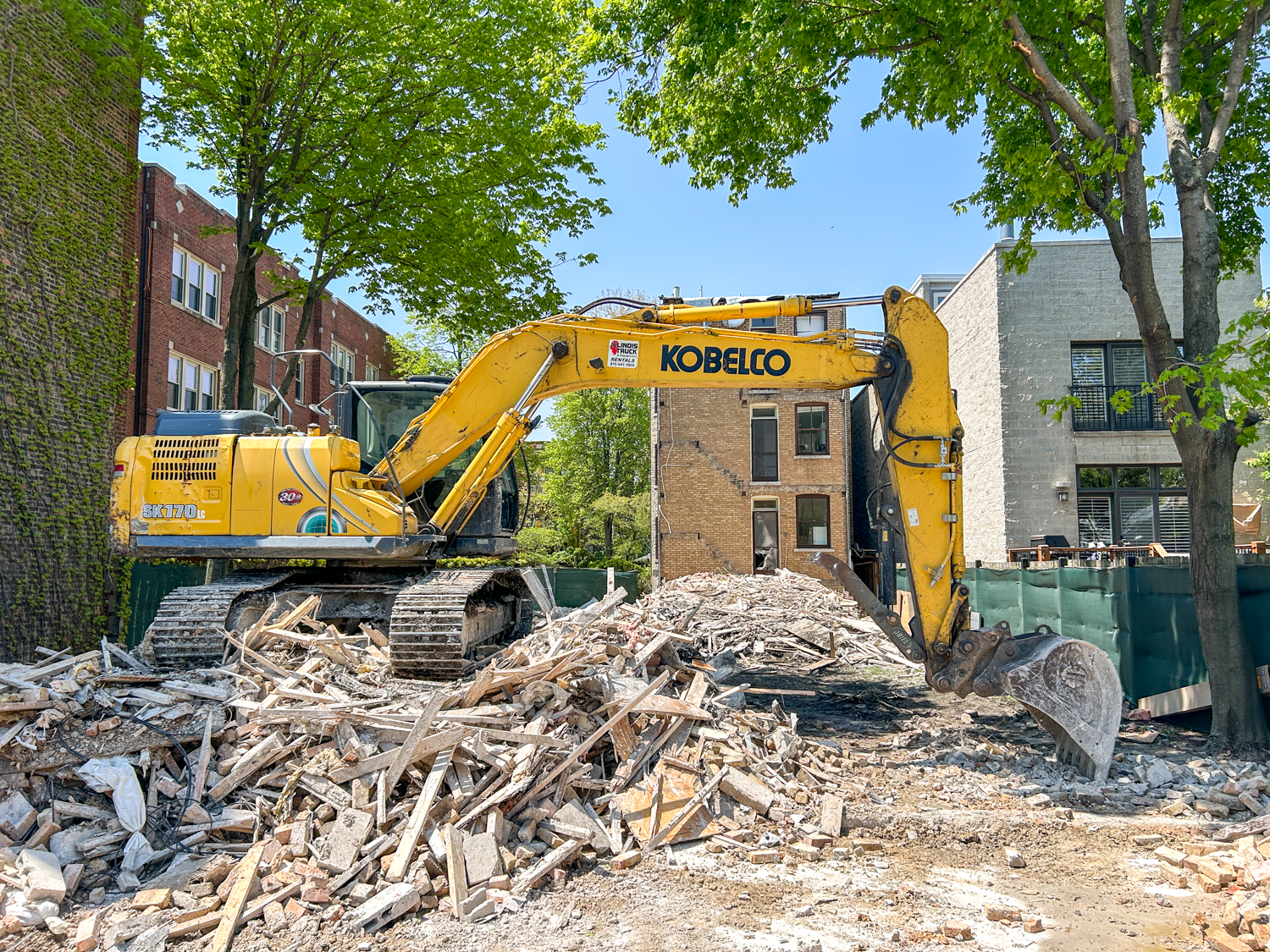 2925 North Janssen coach house demolition