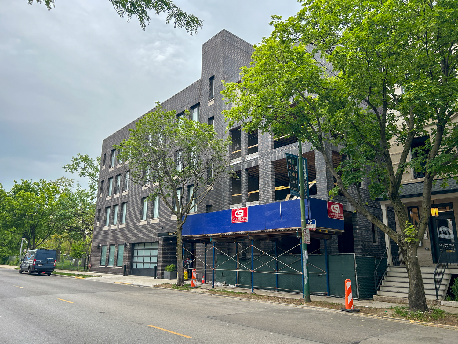 3839 North Clark Street addition construction update