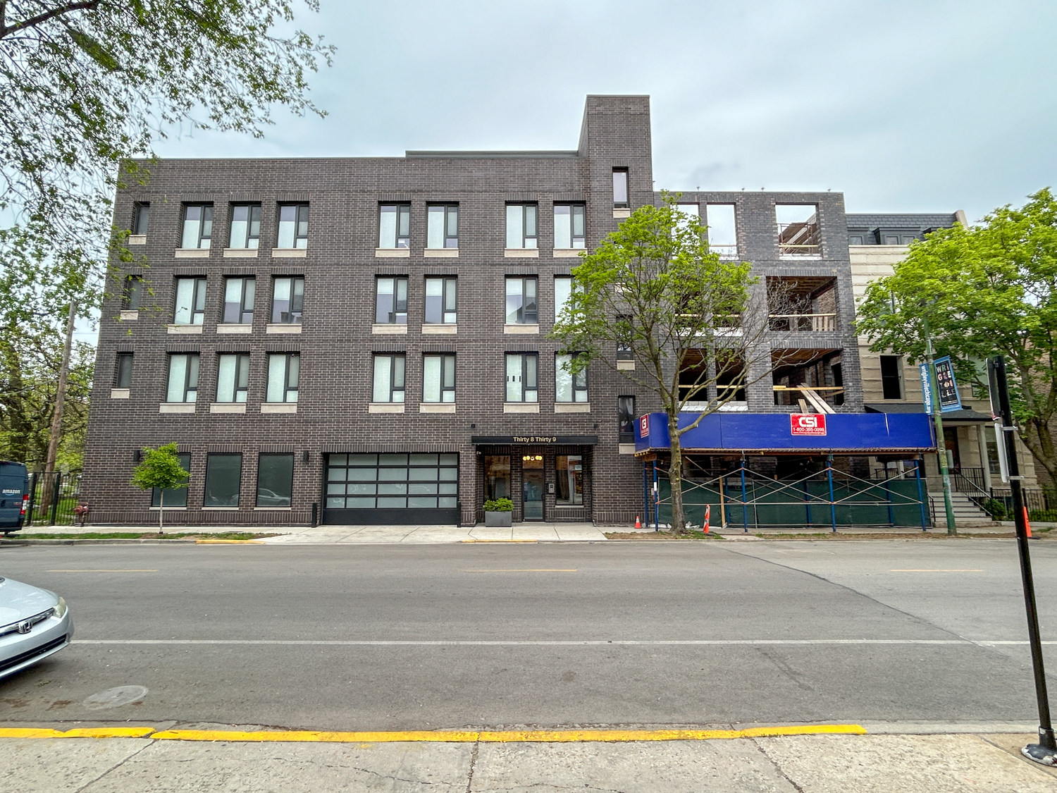 3839 North Clark Street addition construction update