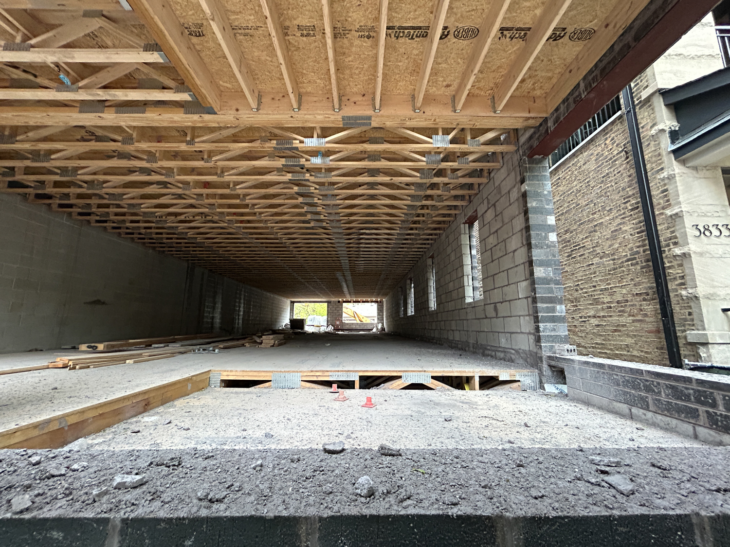 3839 North Clark Street addition construction update