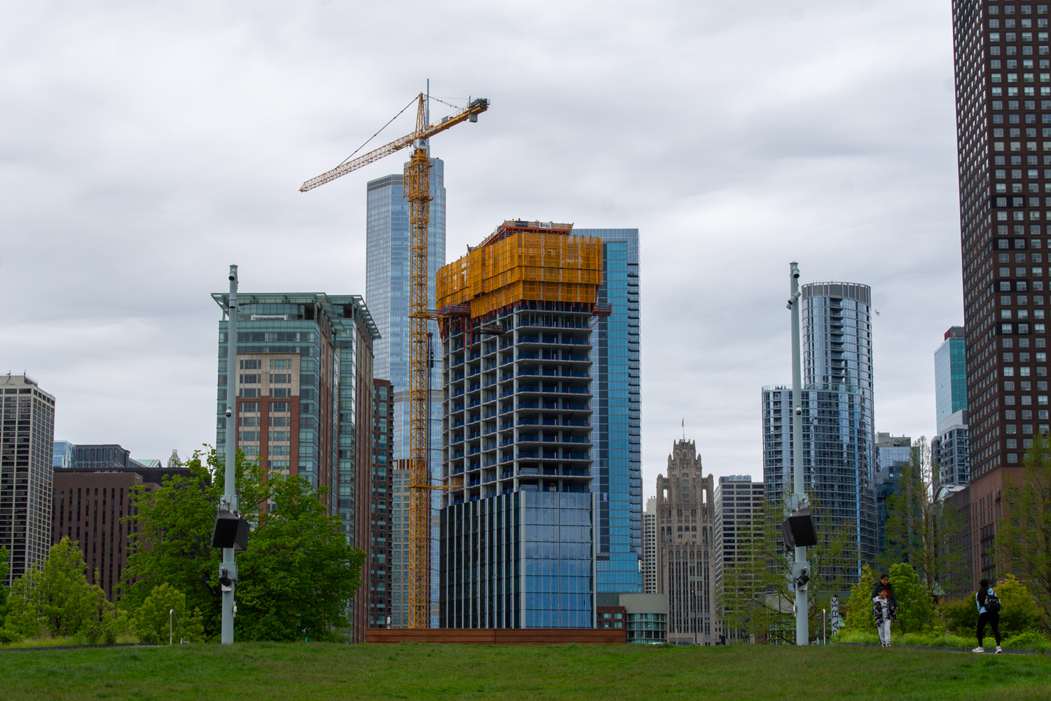 400 Lake Shore North Tower crane jump 2