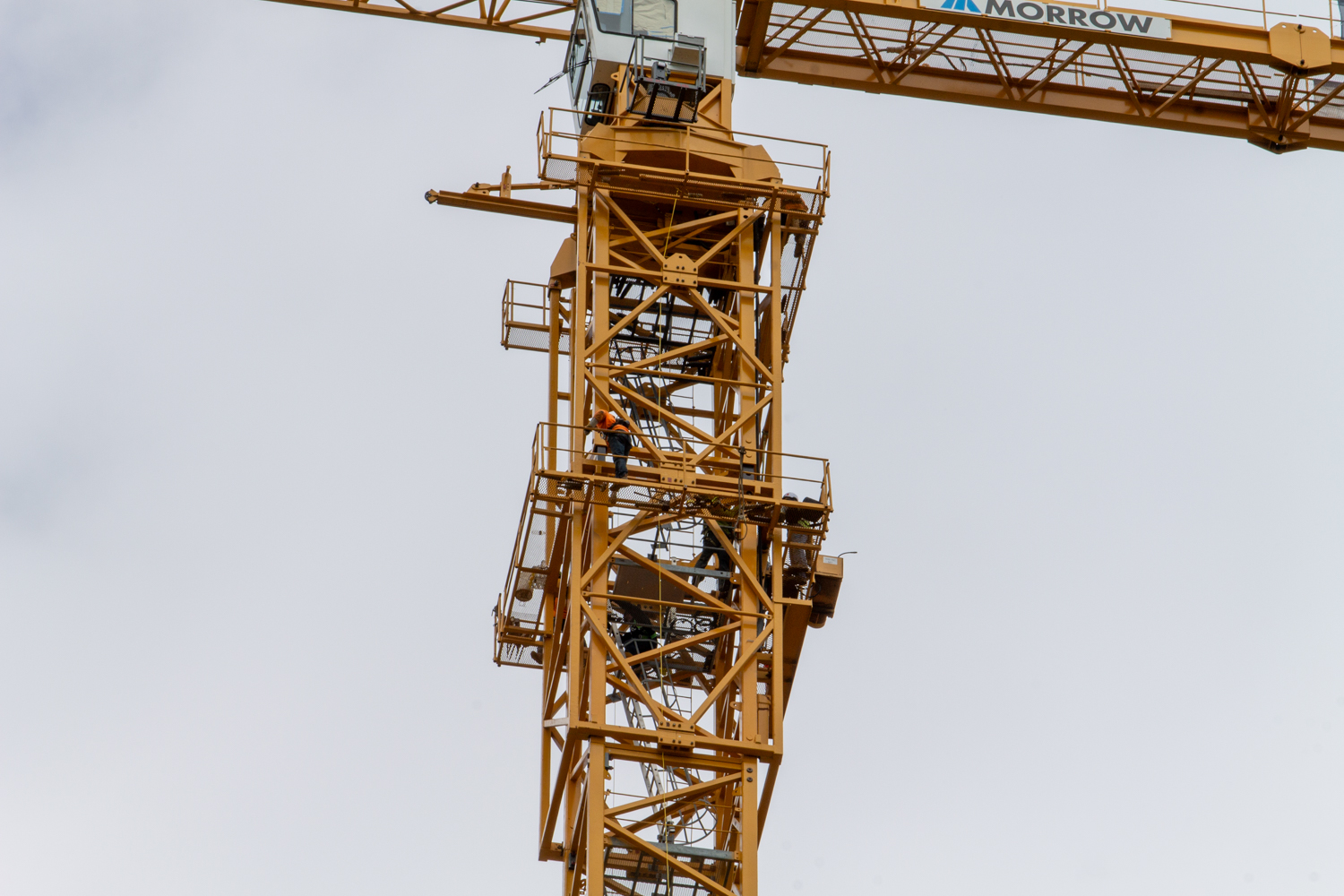 400 Lake Shore North Tower crane jump 2