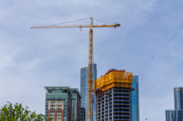 400 Lake Shore North Tower crane jump 2