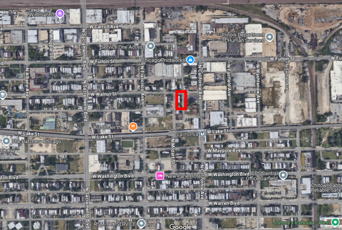2819 West Walnut Street three-flat permitted