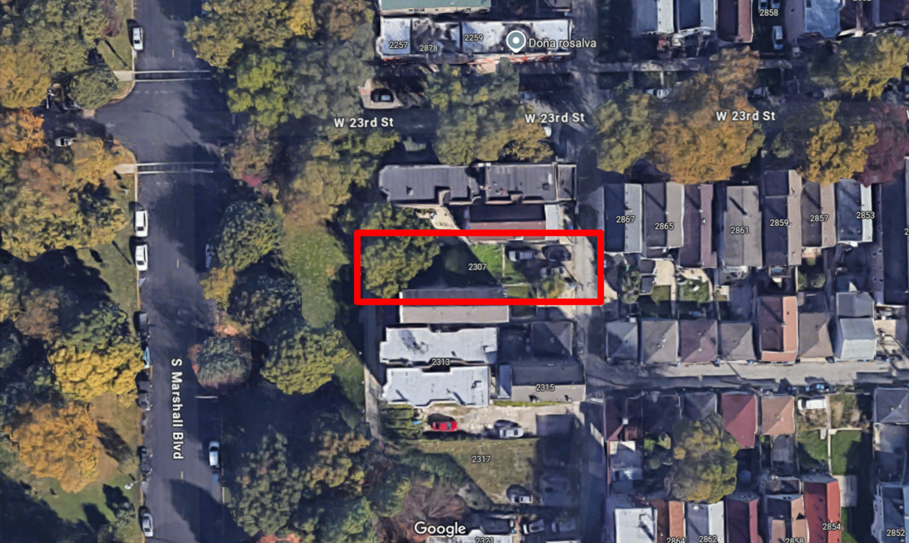 2307 South Marshall Boulevard three-flat permitted