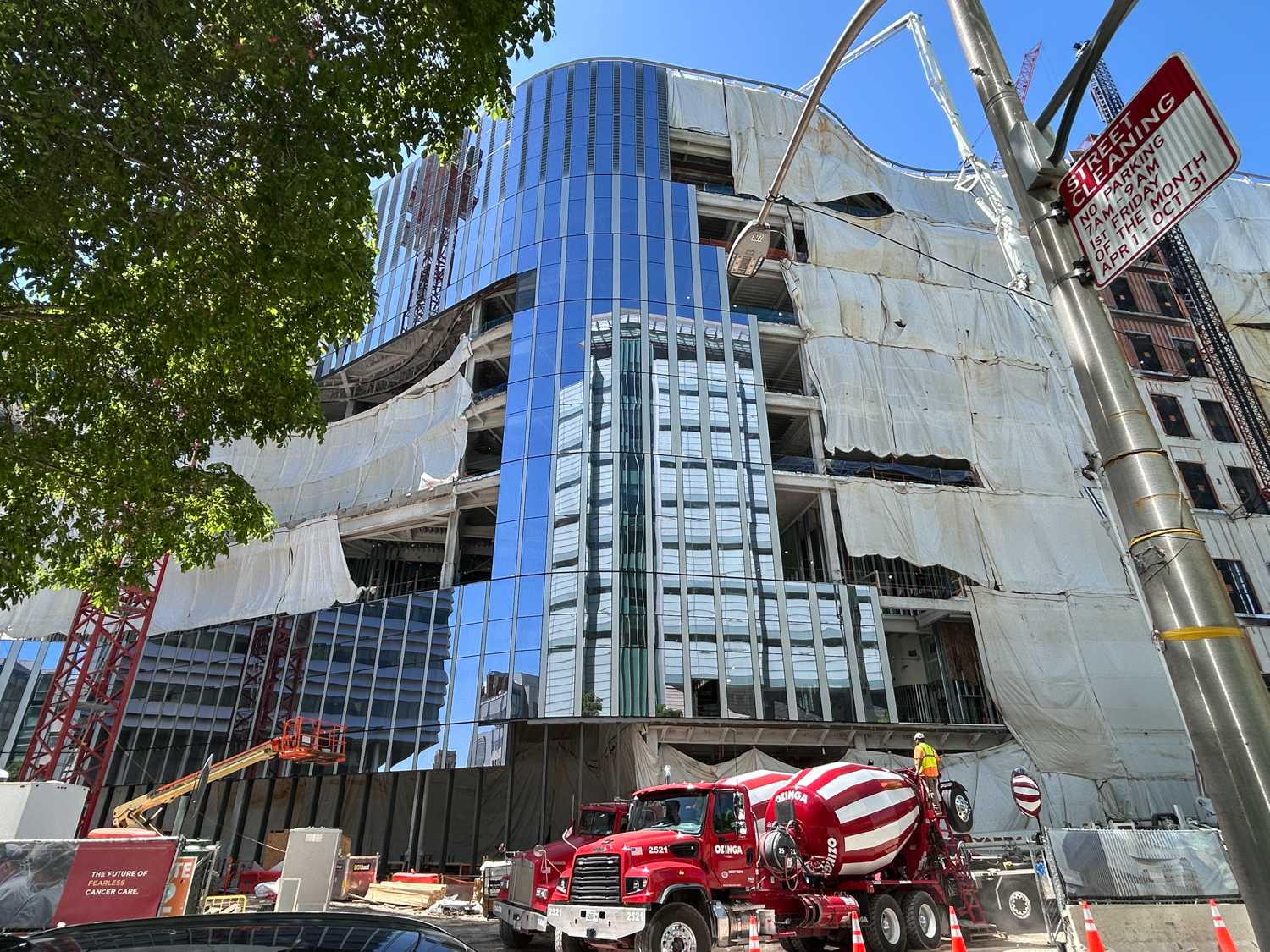 AbbVie Foundation Cancer Pavilion May 2025 construction update
