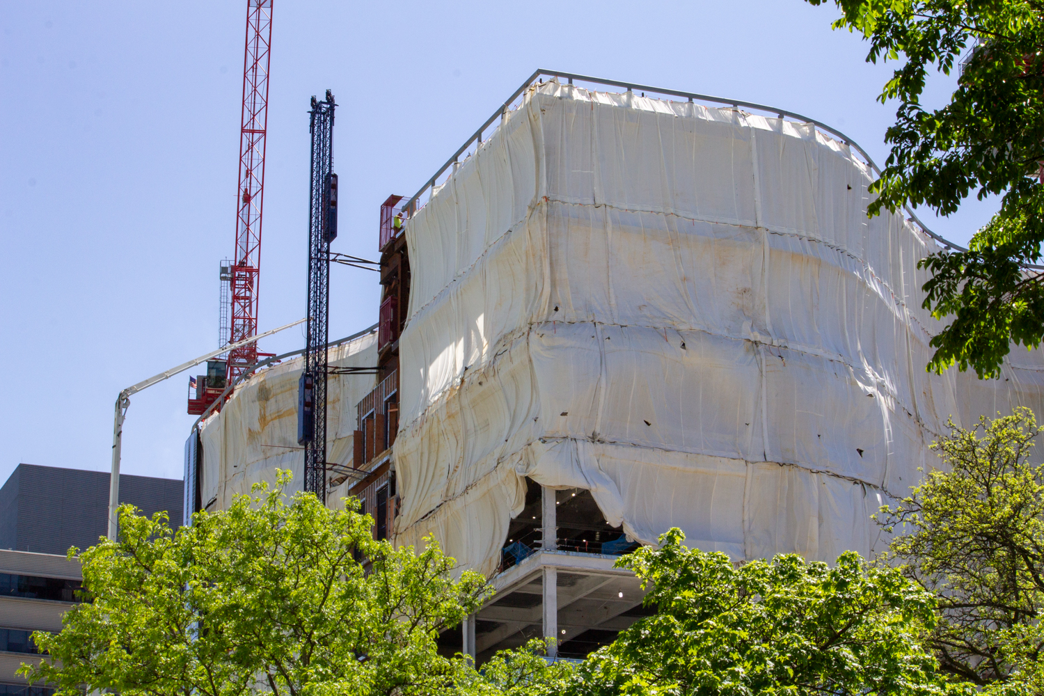 AbbVie Foundation Cancer Pavilion May 2025 construction update