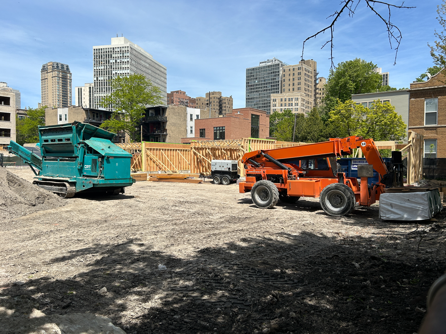 Cambridge Avenue townhomes construction