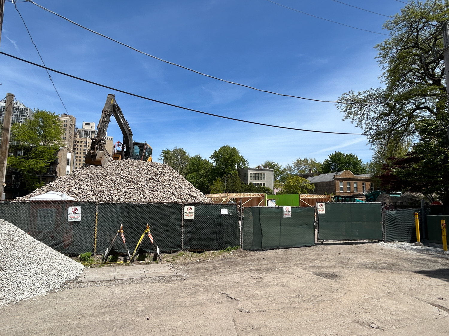 Cambridge Avenue townhomes construction