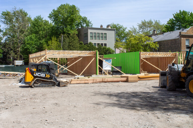 Cambridge Avenue townhomes construction