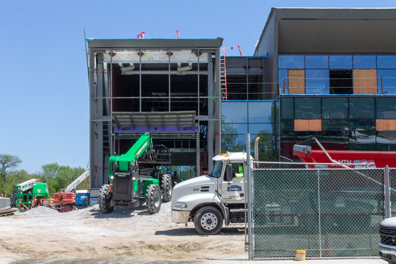 The Home Court at Obama Presidential Center construction update