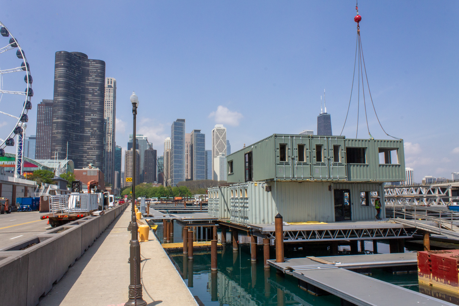 Navy Pier Marina amenity house assembly