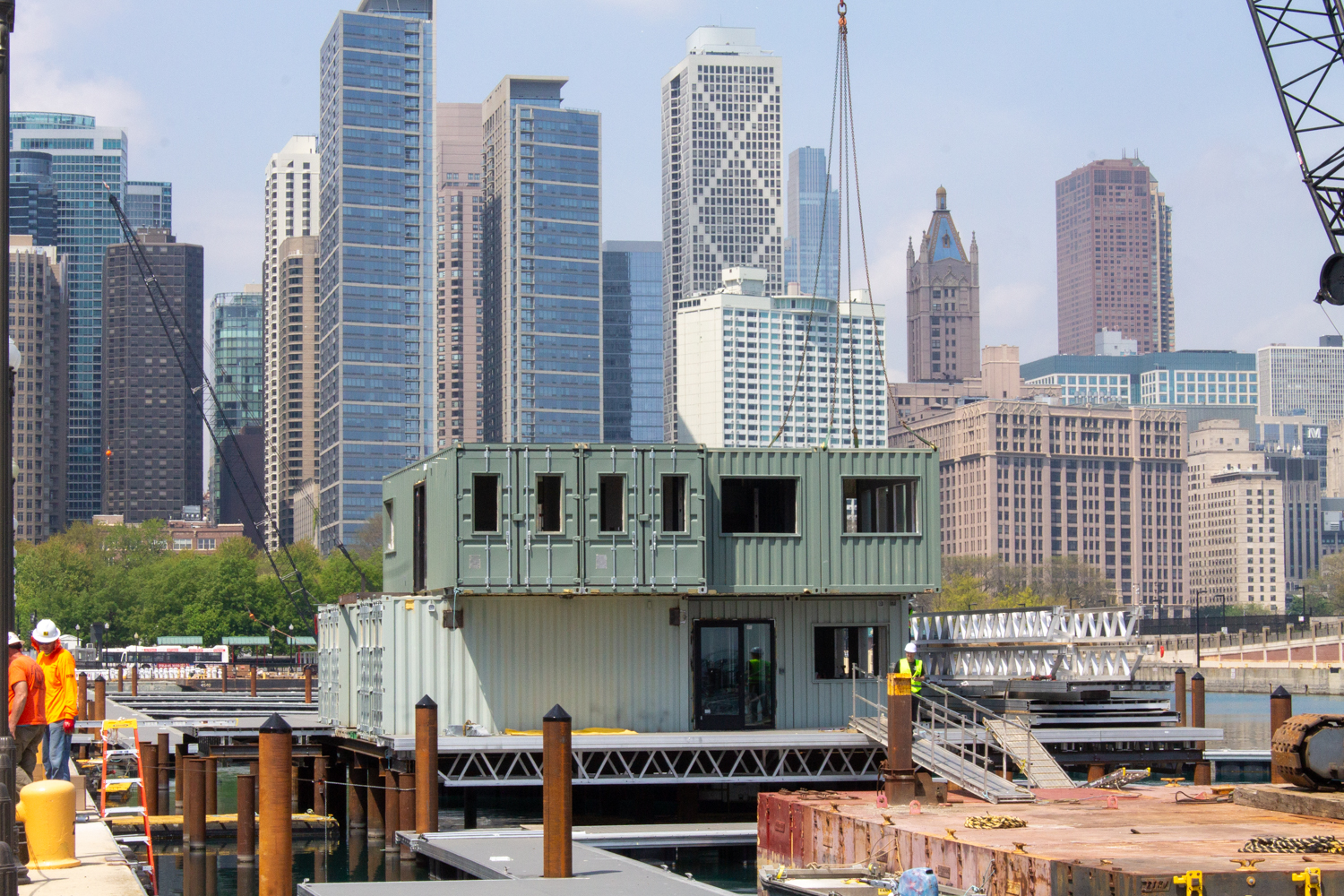 Navy Pier Marina amenity house assembly
