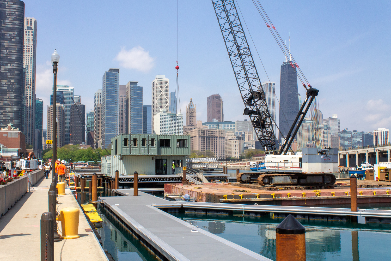 Navy Pier Marina amenity house assembly