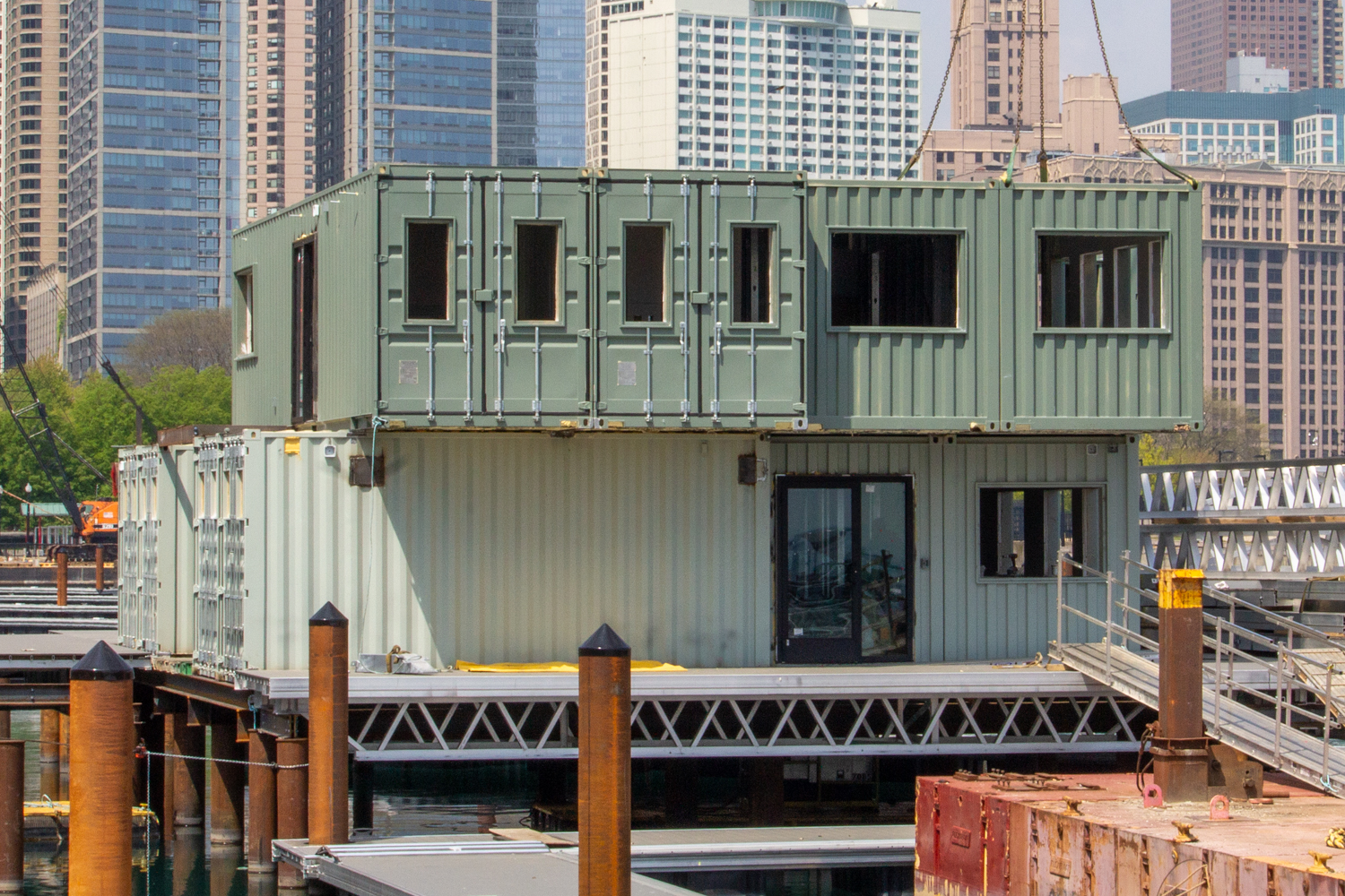 Navy Pier Marina amenity house assembly