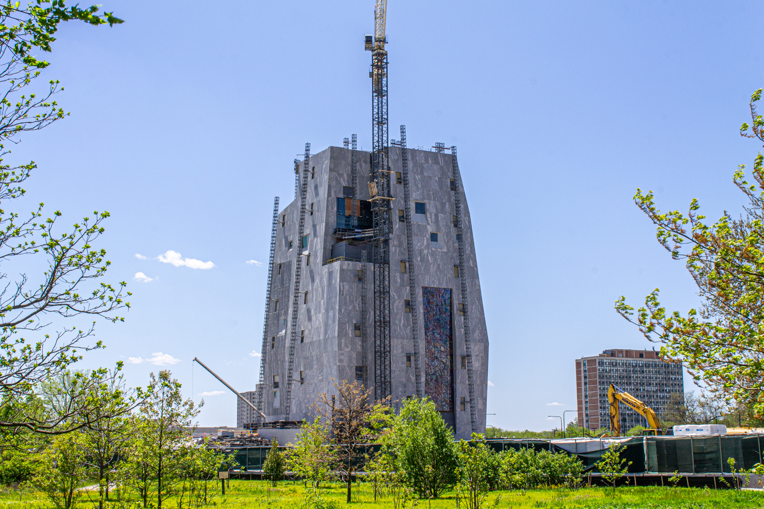 Obama Presidential Center Museum Tower May 2025 construction update