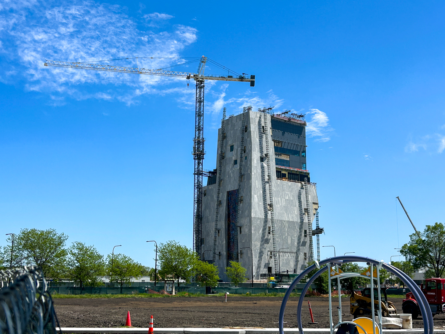 Obama Presidential Center Museum Tower May 2025 construction update