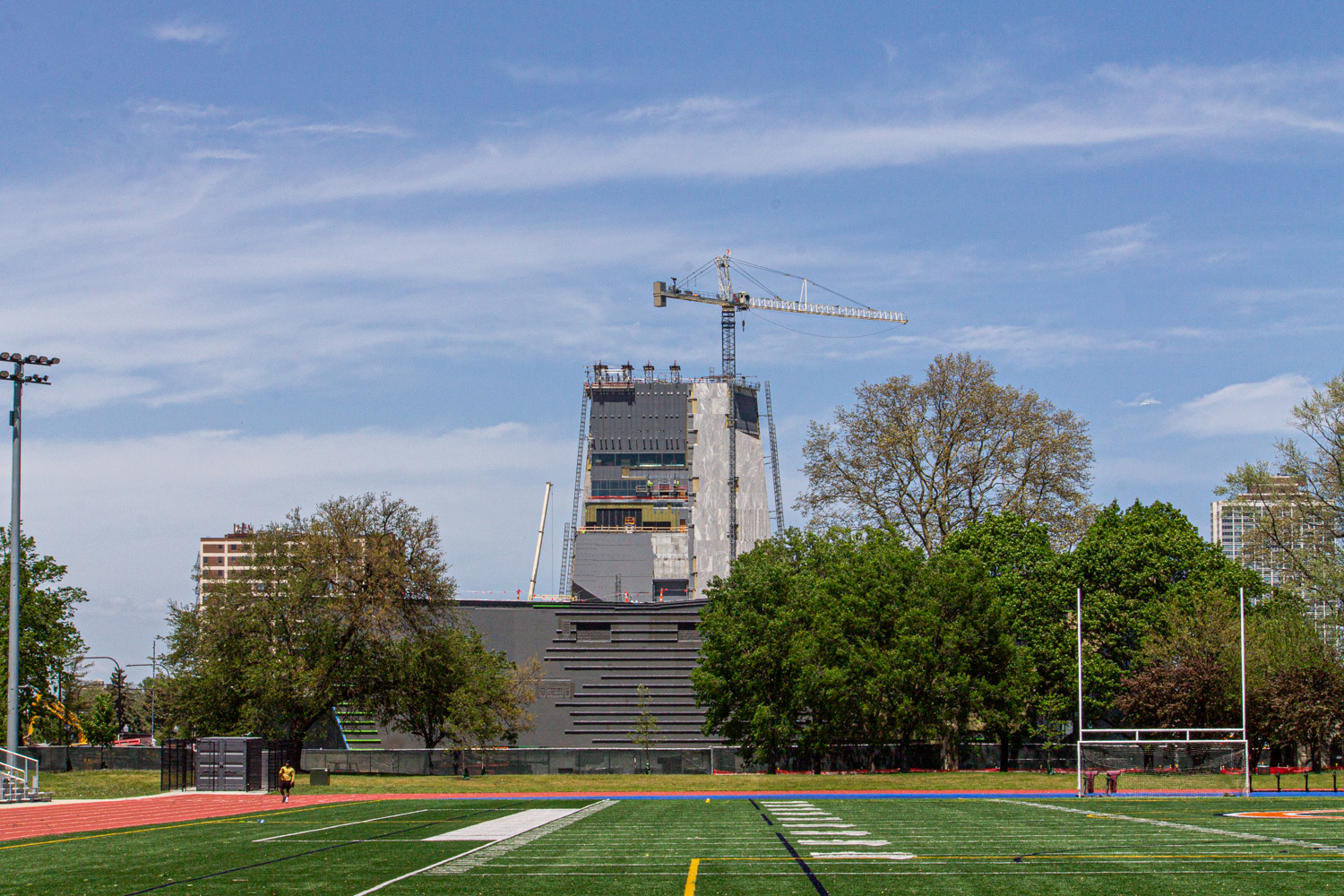 Obama Presidential Center Museum Tower May 2025 construction update
