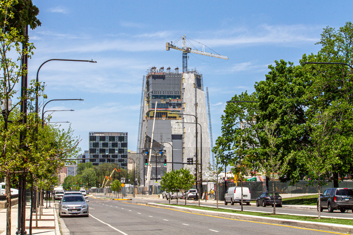 Obama Presidential Center Museum Tower May 2025 construction update