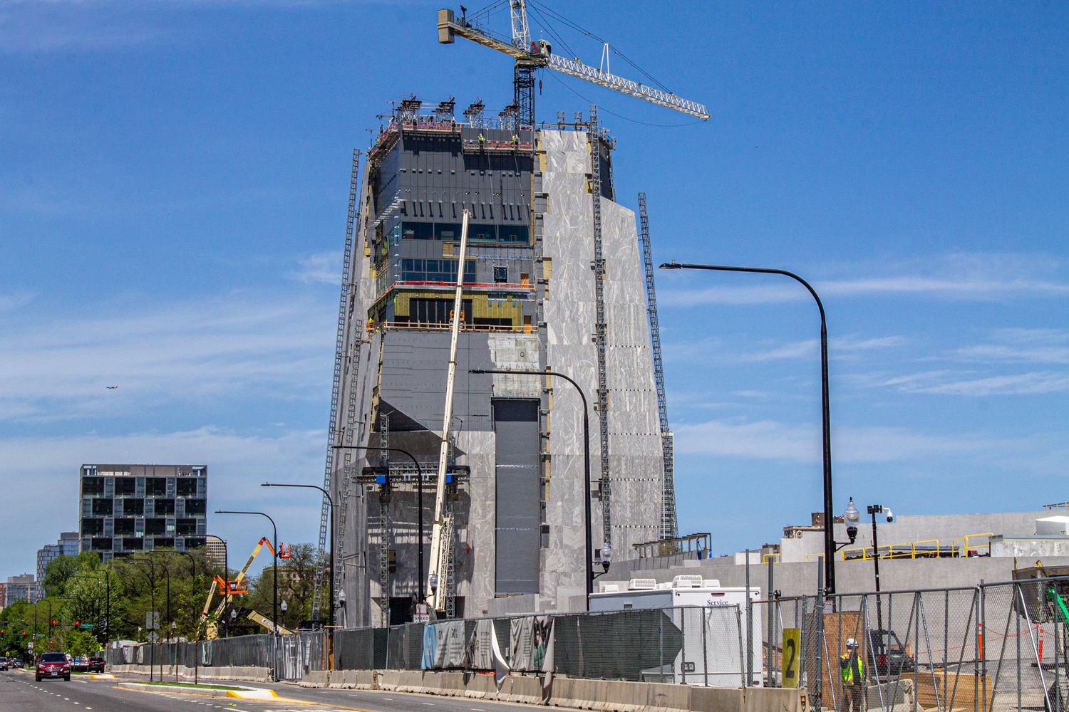 Obama Presidential Center Museum Tower May 2025 construction update
