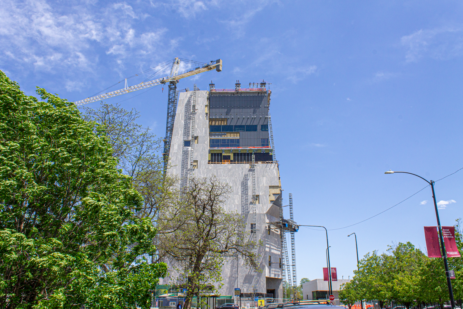 Obama Presidential Center Museum Tower May 2025 construction update